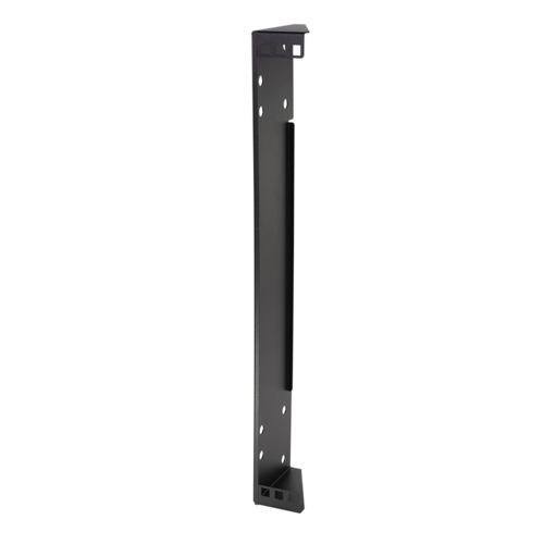 19" vertical wall mount bracket 1U black