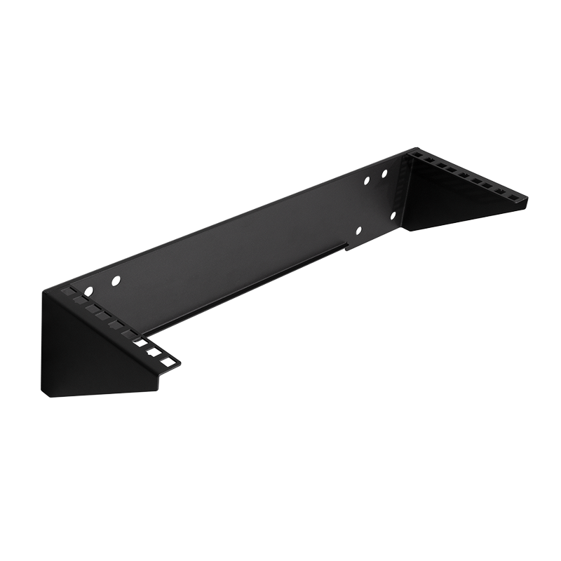 19" vertical wall mount bracket 3U black Netwerkkabel.eu
