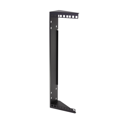 19" vertical wall mount bracket 3U black