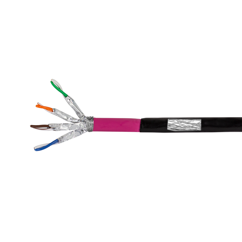 S/FTP CAT7 ground cable solid 100M copper Netwerkkabel.eu