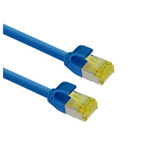 Ultra slim Patchkabel S/FTP Cat 6A blauw  1 M