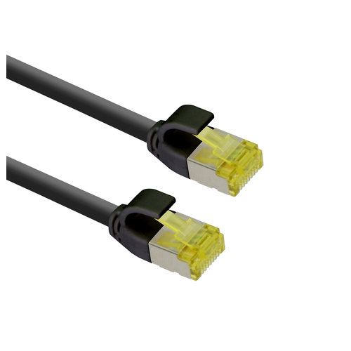 Ultra slim Patchkabel S/FTP Cat 6A black 2 M