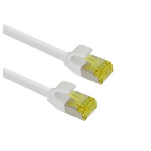 Ultra slim Patchkabel S/FTP Cat 6A White 1 M