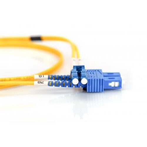 LWL OS2 Singlemode Fiber Optic Patch Cable LC/SC 5 M