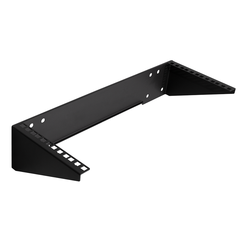 19" vertical wall mount bracket 3U black Netwerkkabel.eu