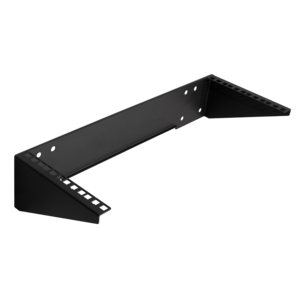 19" vertical wall mount bracket 4U black