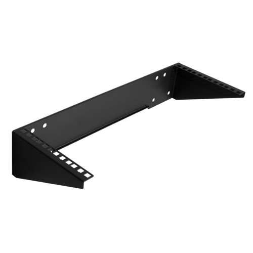 19" vertical wall mount bracket 4U black