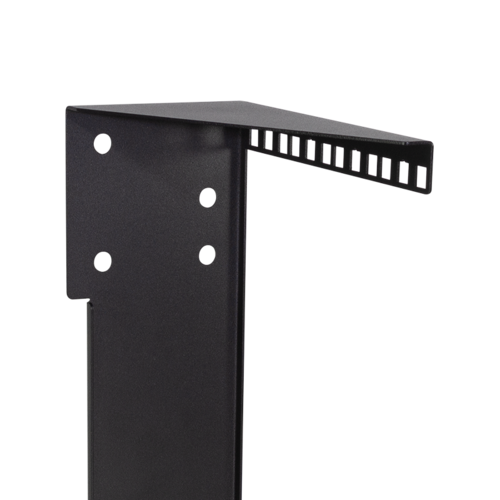 19" vertical wall mount bracket 4U black