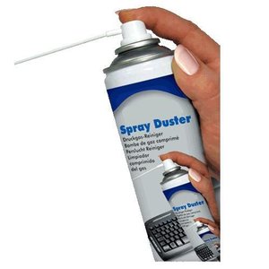 Spray can with compressed air