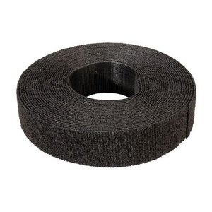 Klittenband 19mm zwart 5m op rol Klittenband 19mm zwart 5m op rol