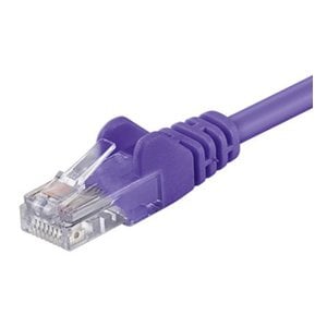 Cat5e 0.5M Purple U/UTP Cable