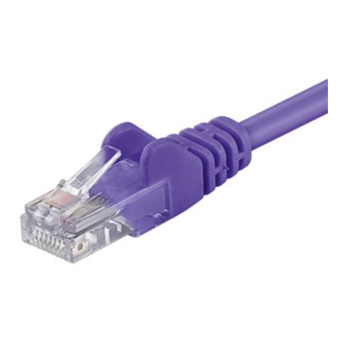 Cat5e 1M Purple U/UTP Cable
