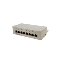 CAT5e patchpanel 8 poorts FTP