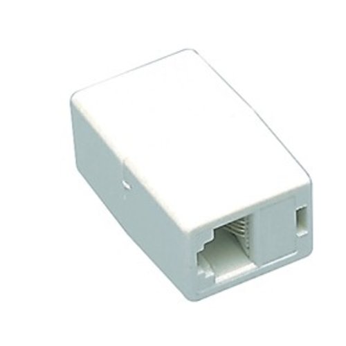 RJ45 CAT 5e Modulair koppelstuk wit