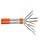 S/FTP CAT7a 1000MHz duplex solid 100M 100% copper halogen free orange (Bulk Network Cable)