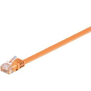 Cat6 7 M platte UTP kabel oranje
