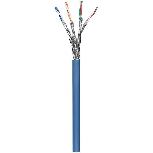 SFTP CAT6a stug 305M 100% koper blauw (netwerkkabel op rol)