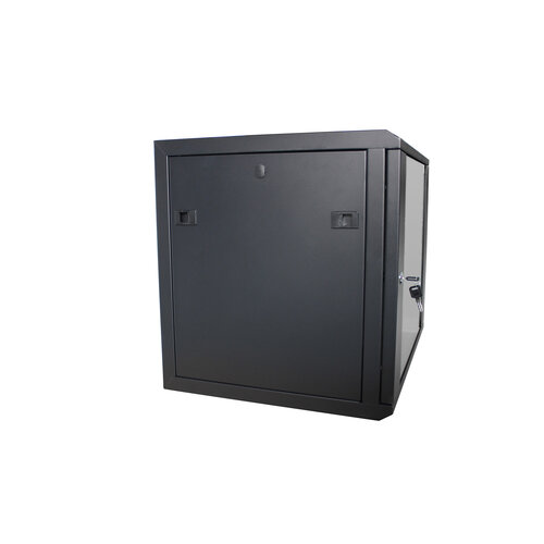 OEM 12U wall patch cabinet with glass door 600x600x635 (WxDxH)
