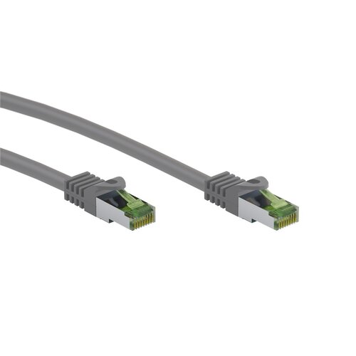 GHMT-Certified CAT 8.1 S/FTP Patch Cord 0.25M Grey