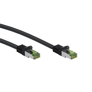 GHMT-Certified CAT 8.1 S/FTP Patch Cord 0.25M Black