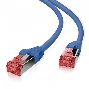 Helos Cat6 S/FTP LSZH 0.25M Blue