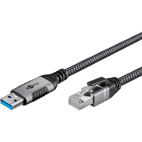 USB-A 3.0 to RJ45 Ethernet Cable 1M