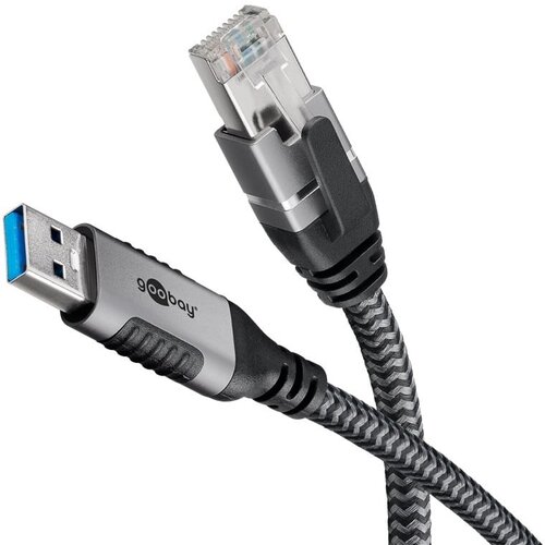 USB-A 3.0 naar RJ45 Ethernet kabel 7.5M