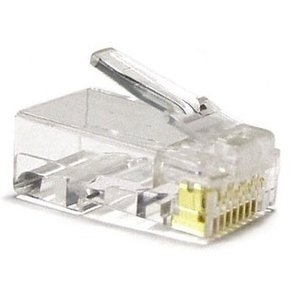 CAT6 Connector RJ45 - UTP 10 stuks voor stugge kabel