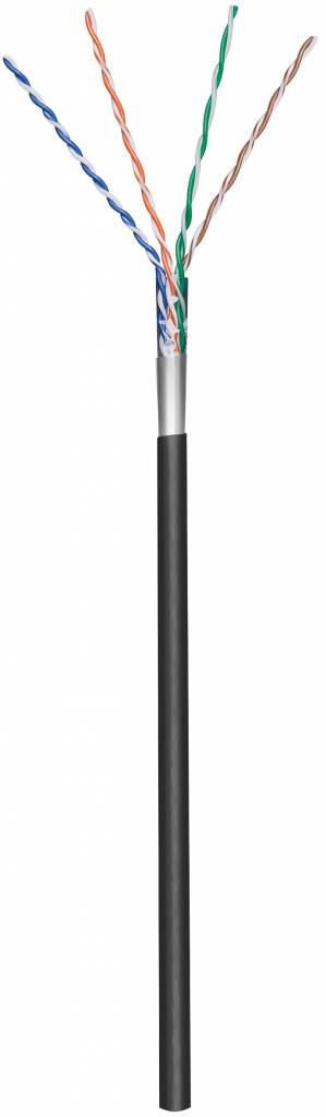 F/UTP CAT5e buitenkabel soepel 100M - Netwerkkabel.eu