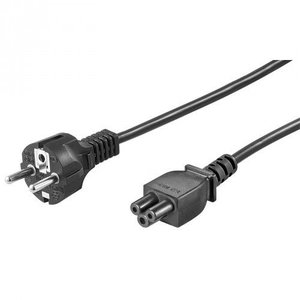 Powercable CEE 7/7 (male) to C5 (female) 1.8 M