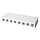 Keystone Surface Mount Box 8 port UTP White