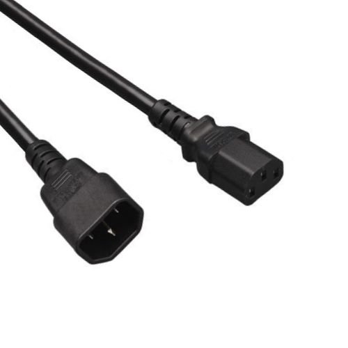 Power Cord C14 - C13 3x 1.00mm 2.5M Black