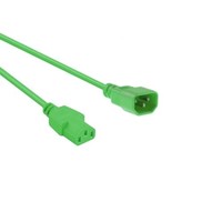 Power cord C14 - C13 3x 0.75mm Green 1.2m