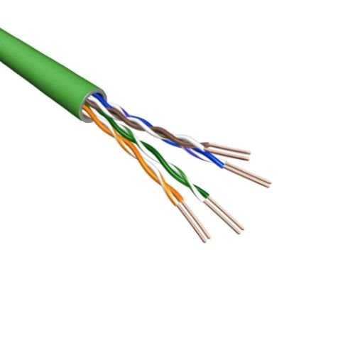U/UTP CAT6 network cable stranded 500M 100% copper green