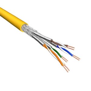 Cat6a S/FTP Stranded 100% Copper 500M Yellow