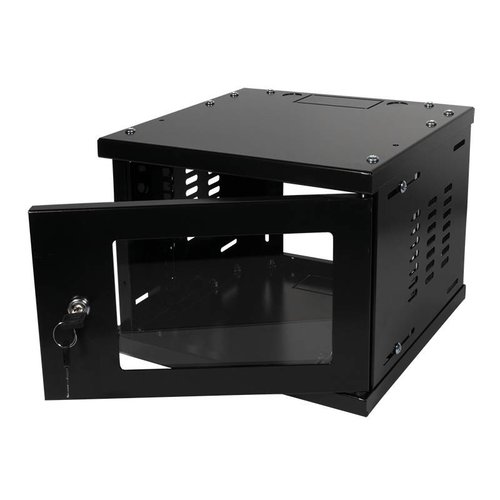 10 inch patch cabinet 4 U Black