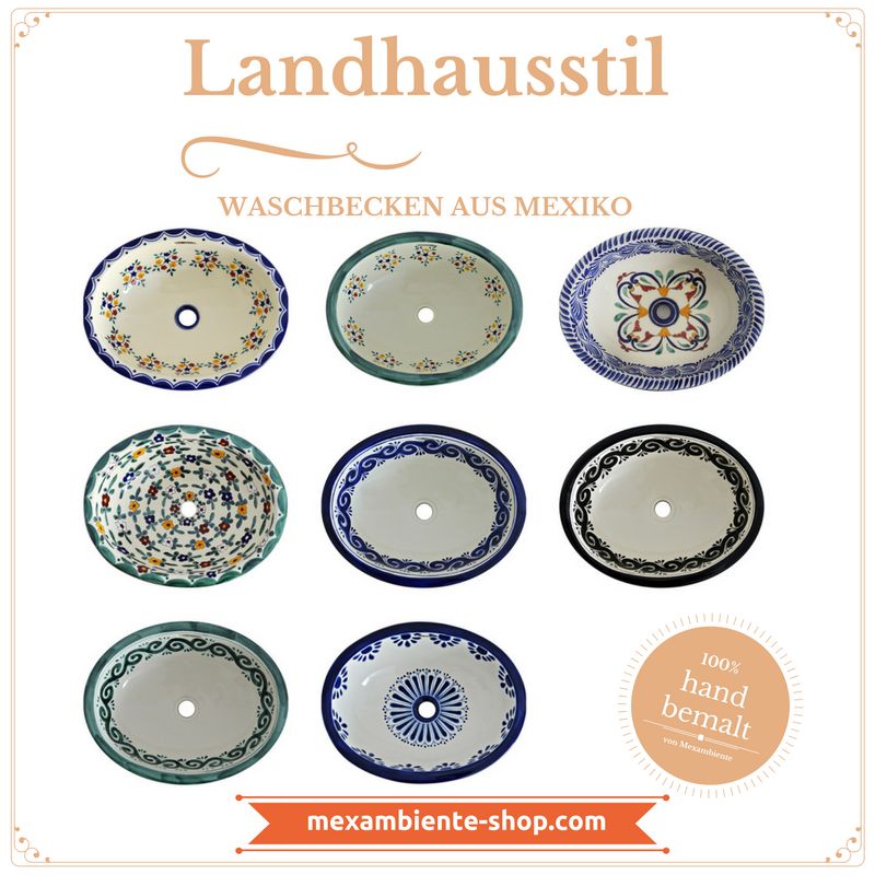 Waschbecken Im Landhausstil Neuer Mexambiente Shop