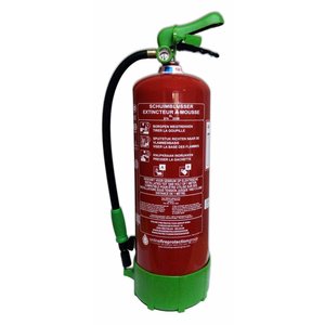 Protectionincendieshop Extincteur à eau pulvérisée (mousse) 9l ECO/BIO BENOR (AB) pression permanente