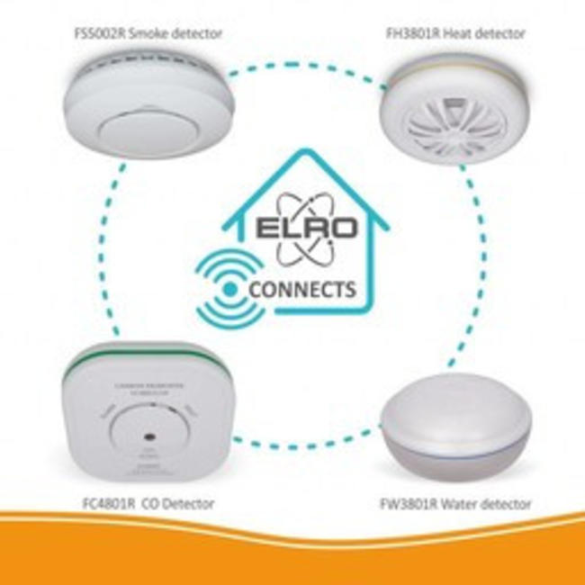 Elro Elro FC4801R Connects détecteur de CO connectable sans fil