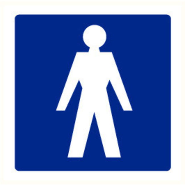 Pikt-o-Norm Pictogramme toilettes messieurs