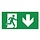Pikt-o-Norm Pictogramme sortie de secours en bas