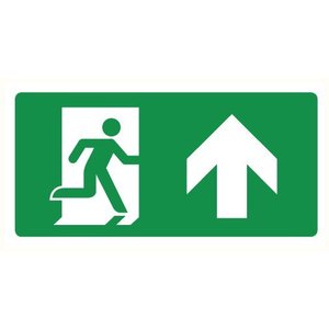 Pikt-o-Norm Pictogramme sortie de secours tout droit