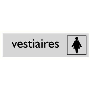 Pikt-o-Norm Pictogramme texte vestiaire dames