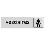 Pictogram texte vestiare hommes