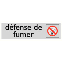 Pikt-o-Norm Pictogramme texte interdiction de fumer Interdiction