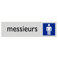 Pikt-o-Norm Pictogramme texte toilettes hommes