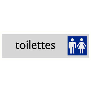Pikt-o-Norm Pictogramme texte toilettes hommes et dames