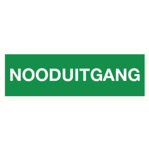 Protectionincendieshop Pictogramme sécurité d'urgence texte néerlandais