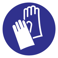 Protectionincendieshop Pictogramme gants obligatoire
