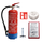 Protectionincendieshop Pack extincteur à eau pulvérisée (mousse) 6l full option